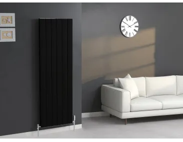 Calorifer decorativ  LOJIMAX colecția KALSEDON DOUBLE 2000x375 mm, Negru
