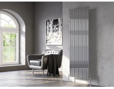 Calorifer decorativ LOJIMAX colecția BAMBOO 1600x359 mm, Light Anodising