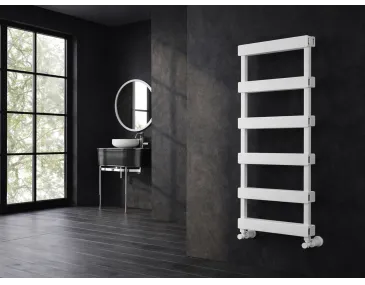 Uscător de prosoape de design LOJIMAX colecția FABIO 1000x500 mm, Alb