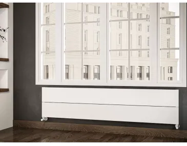 ALUMINUM HORIZONTAL RADIATOR WEI HRZ inaltimea 800 mm. latimea 404 mm. negru mat