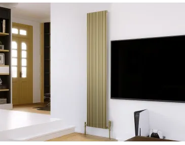 Calorifer decorativ LOJIMAX colecția BAMBOO 1600x359 mm, Bronze Light Anodising