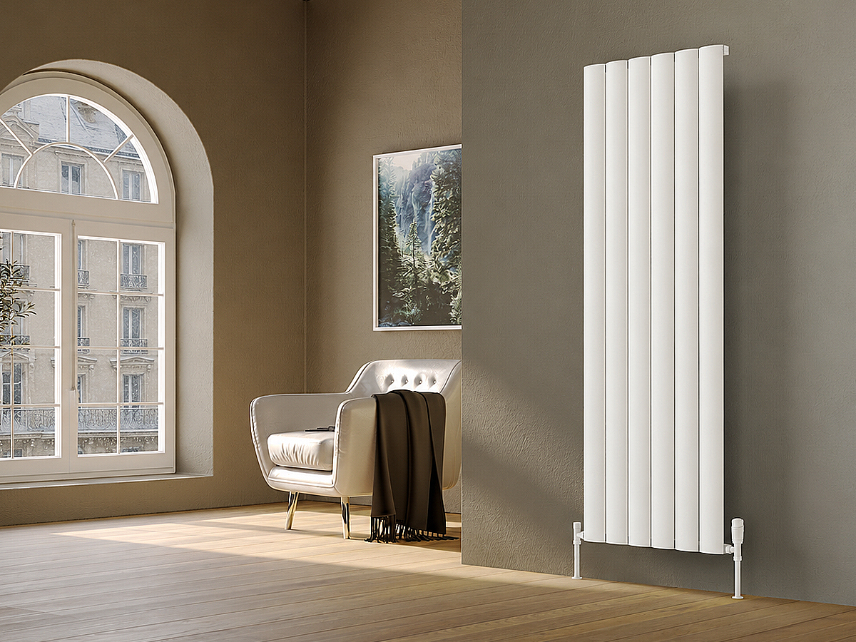 Calorifer decorativ LOJIMAX colecția OTIS 1800x516 mm, Alb