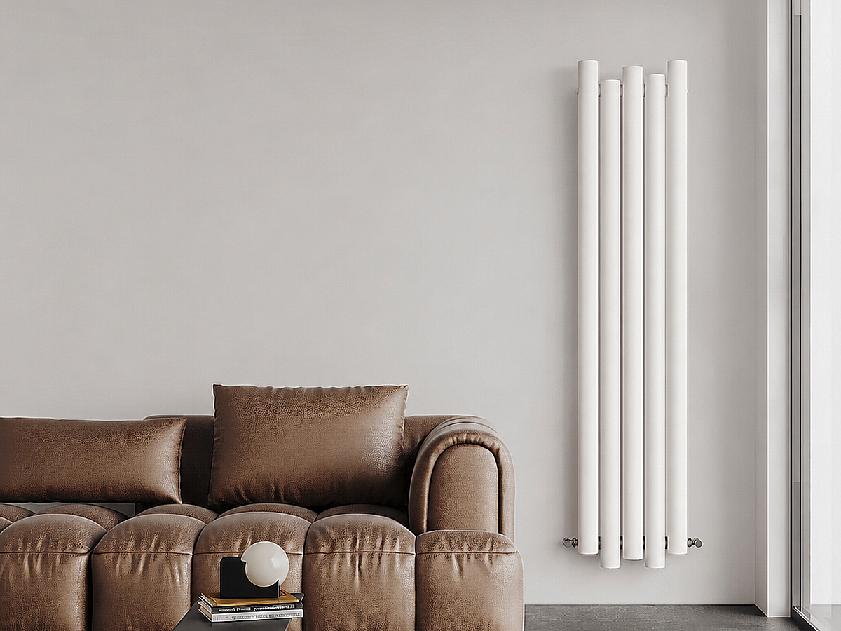 Calorifer decorativ CARISA, colecția MOTION, 1800x390 mm, ALB