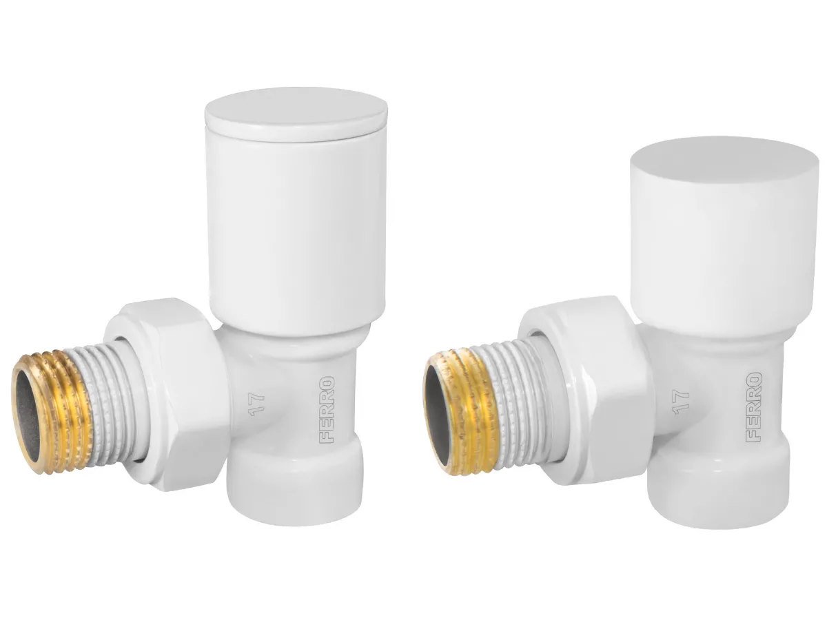 Robinet cal colt Ferro set 1/2' tur+retur Alb