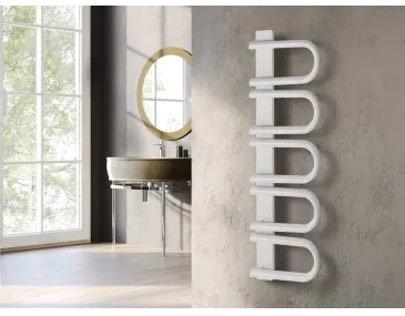 Uscător de prosoape de design LOJIMAX colecția PANA 1720x520 mm, Alb