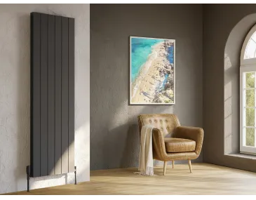 Calorifer decorativ  LOJIMAX colecția KALSEDON DOUBLE 1800x470 mm, Antracit
