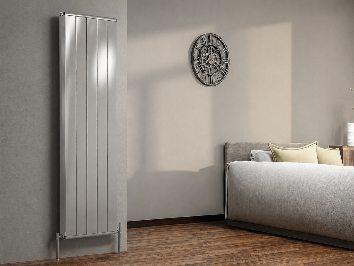 Calorifer decorativ LOJIMAX colecția LOVA LINE 1800x400 mm, ANTIQUE SILVER