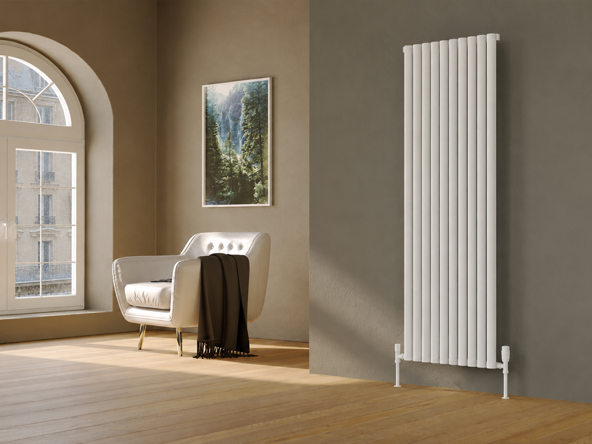 Calorifer decorativ LOJIMAX colecția CITRINE 1200x380 mm, Alb