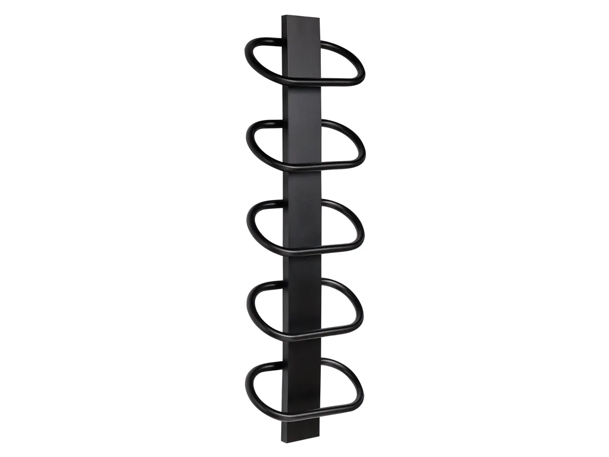 Uscător de prosoape de design LOJIMAX colecția PEARL 1490x400 mm, Negru