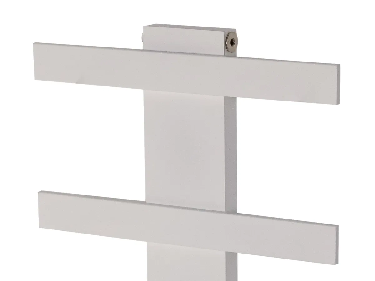 Uscător de prosoape de design LOJIMAX colecția ALBATROS STYLE 1740x450 mm, Alb
