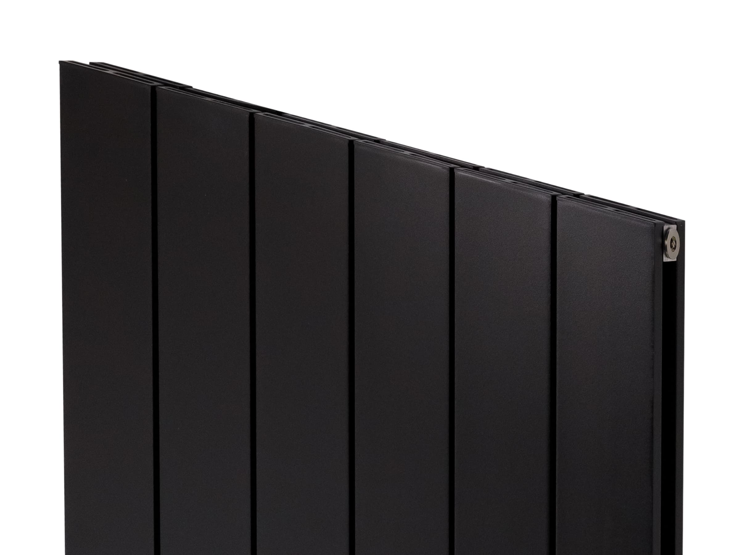 Calorifer decorativ LOJIMAX, colectie KALSEDON DOUBLE 300 mm. 280 mm. negru mat