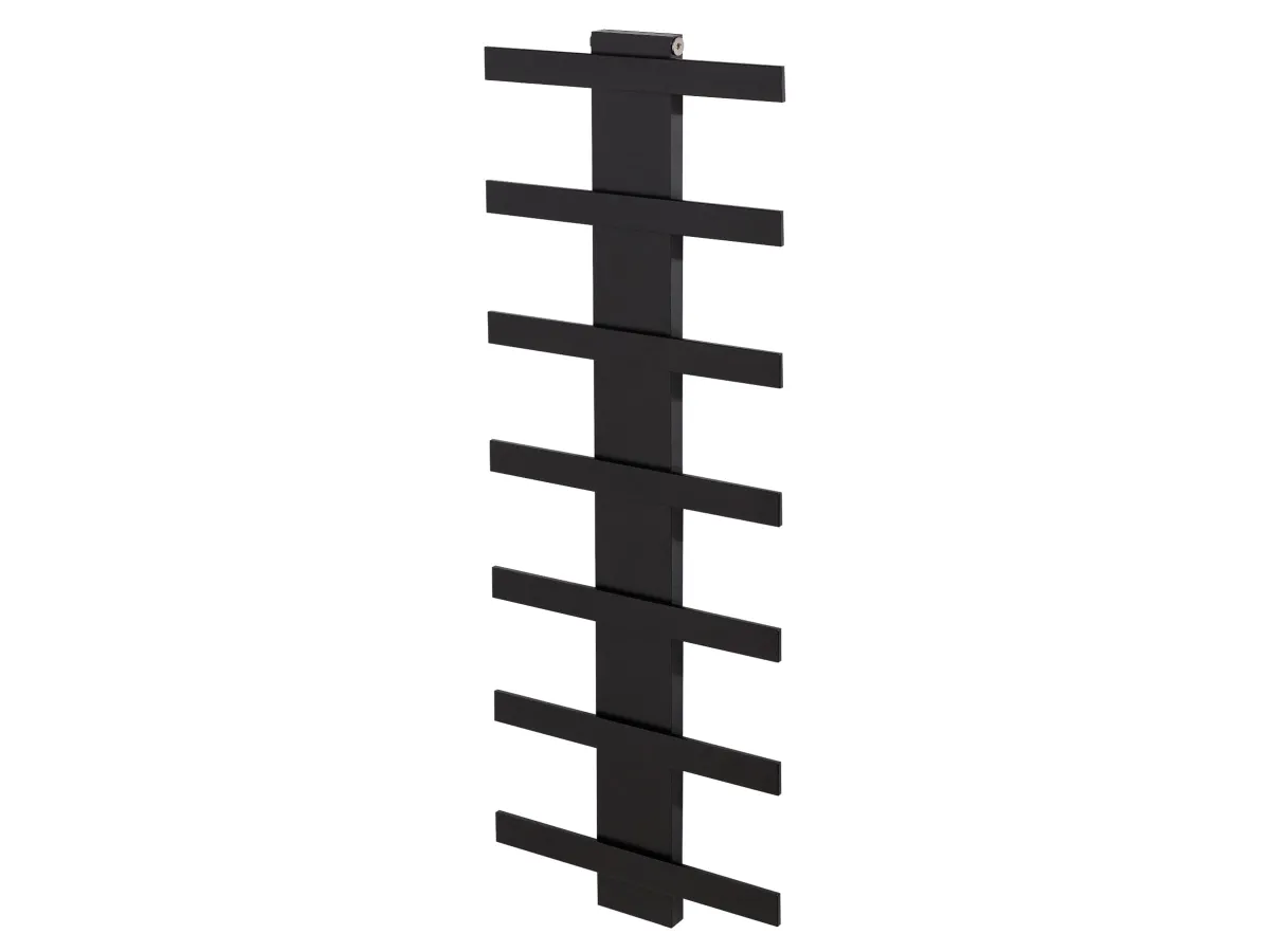 Uscător de prosoape de design LOJIMAX colecția ALBATROS STYLE 1740x450 mm, Negru