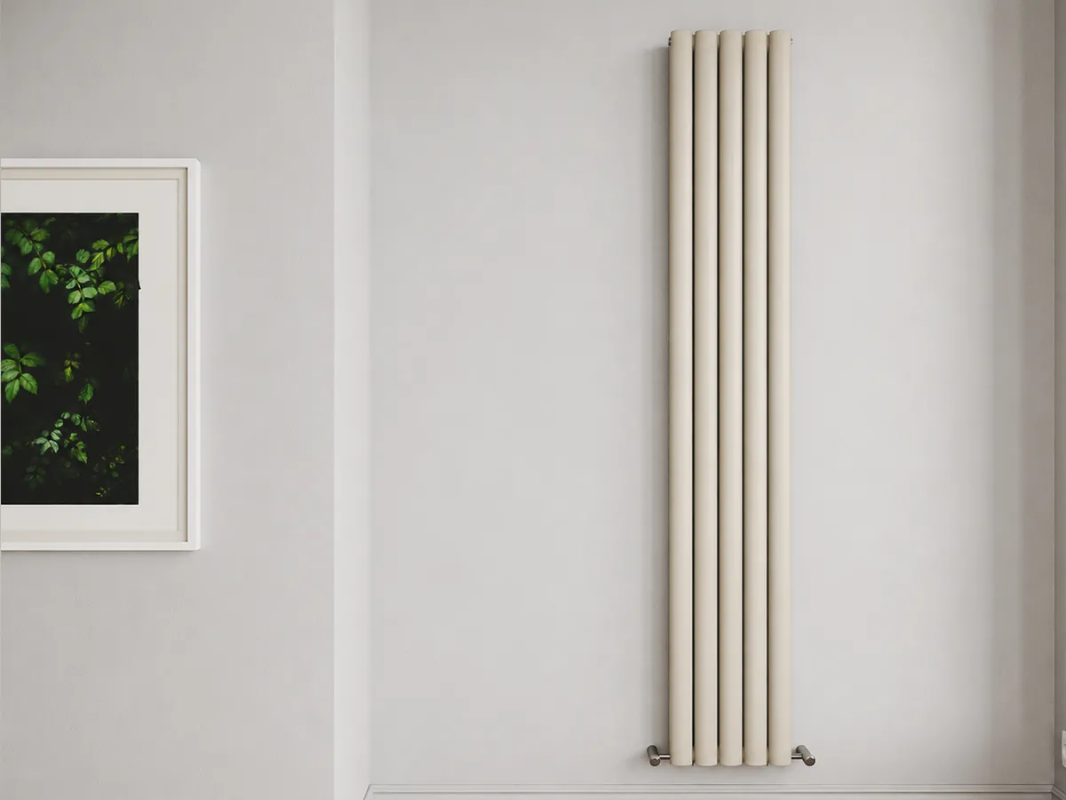 Radiator de design CARISA, colecția TALLIS DOUBLE, 1800x350 mm, LEMON