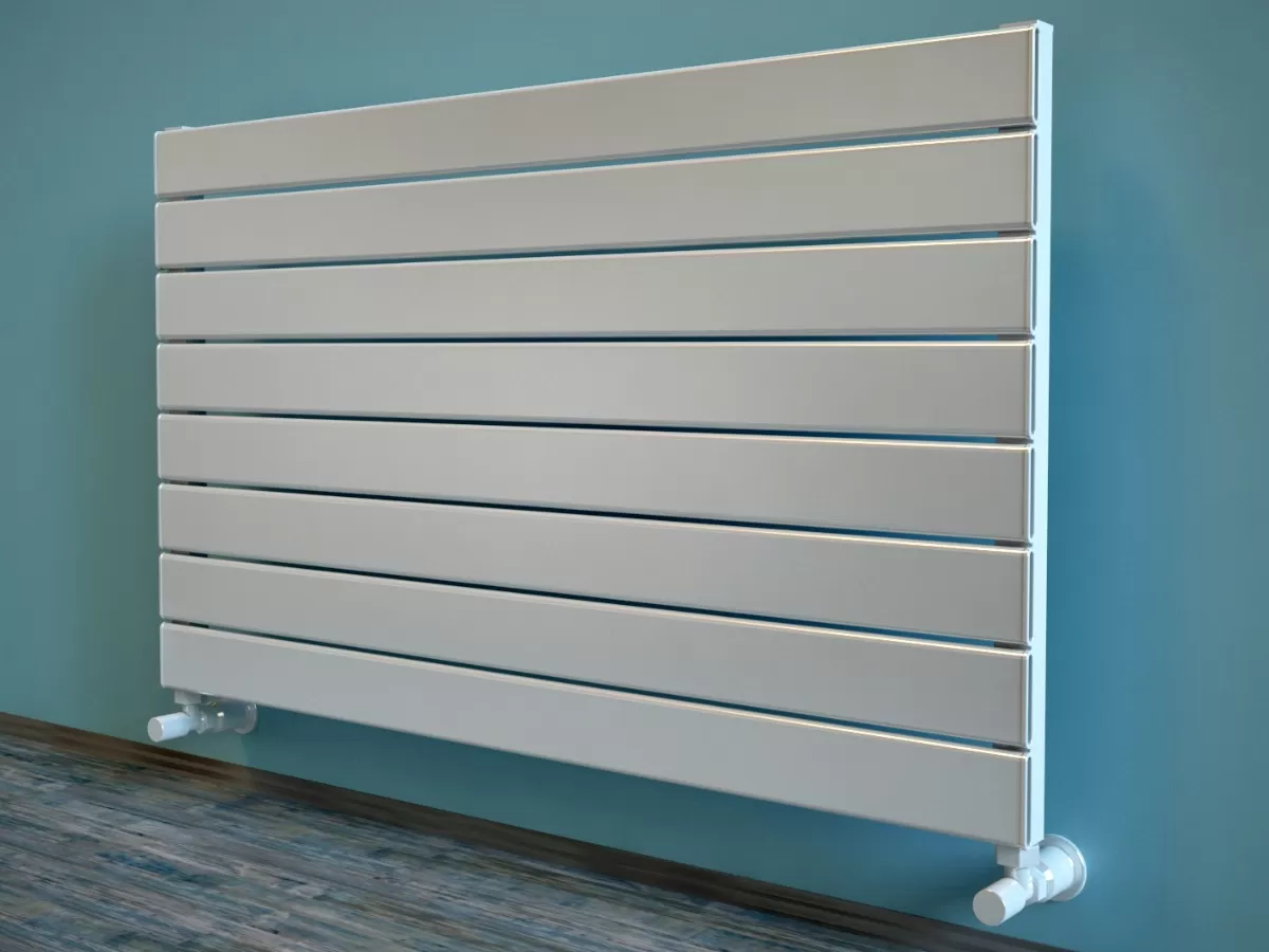 ALUMINUM HORIZONTAL RADIATOR ROYAL HRZ inaltimea 800 mm. latimea 218 mm. alb mat