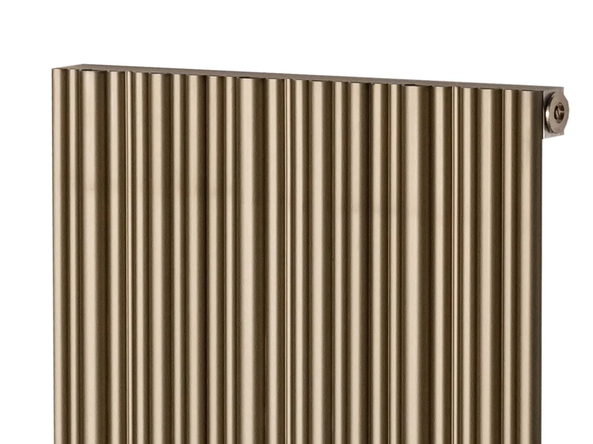 Calorifer decorativ LOJIMAX colecția BAMBOO 1600x479 mm, Bronze Light Anodising