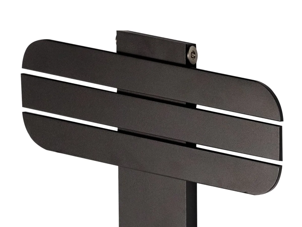 Uscător de prosoape de design LOJIMAX colecția DOSIA 1150x500 mm, Negru