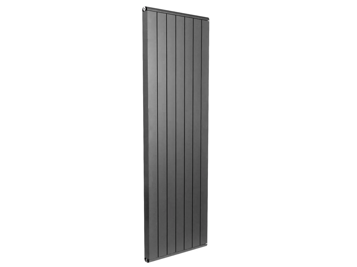 Дизайнерский радиатор LOJIMAX коллекция LOVA LINE 1400x400 мм, Антрацит 