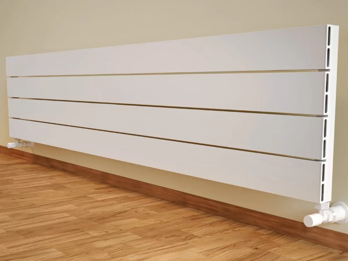 ALUMINUM HORIZONTAL RADIATOR KALSEDON HRZ inaltimea 800 mm. latimea 280 mm. alb mat