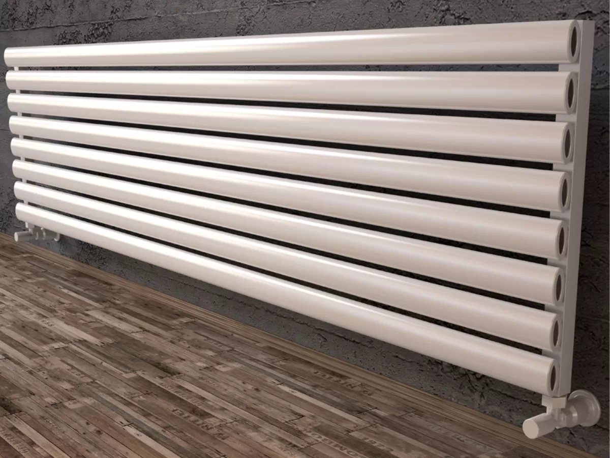 ALUMINUM HORIZONTAL RADIATOR BELLA HRZ inaltimea 800 mm. latimea 286 mm. alb mat
