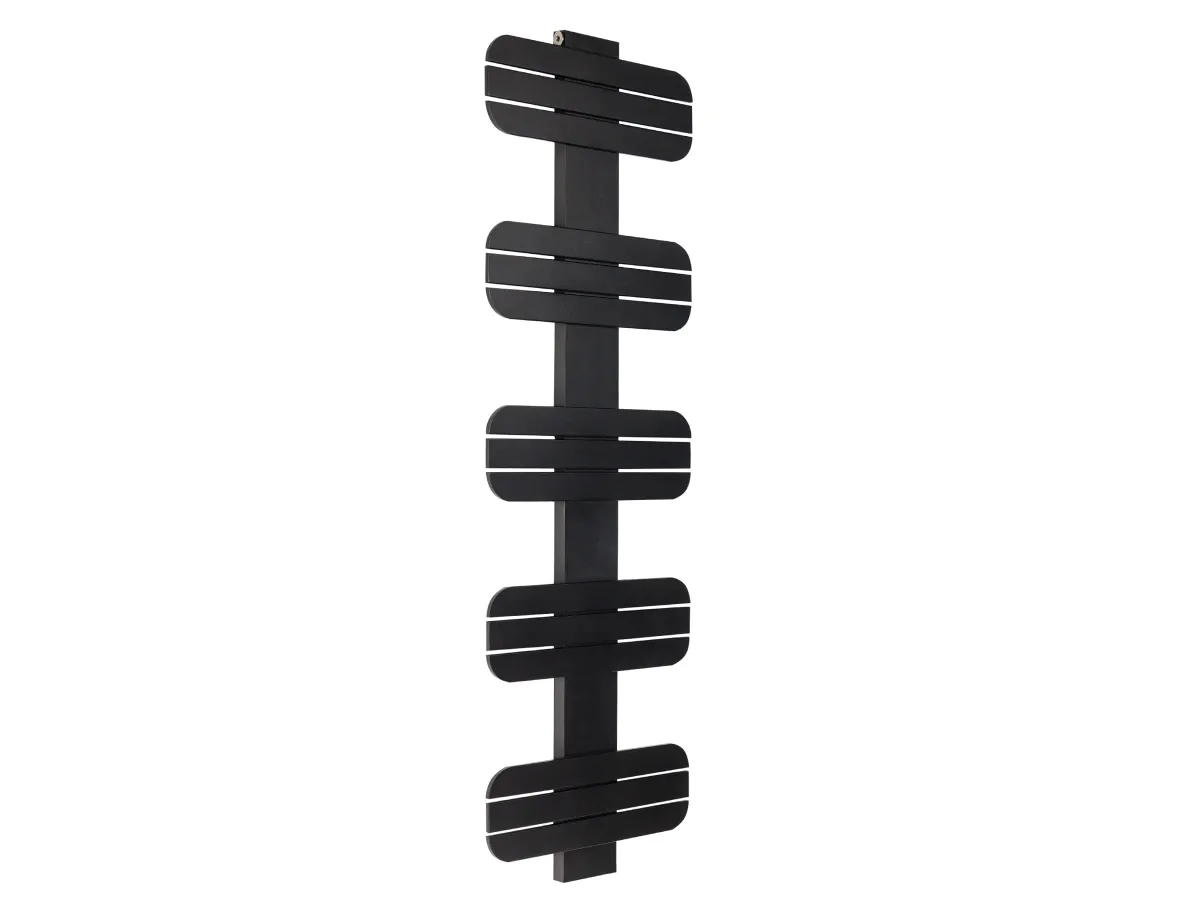 Uscător de prosoape de design LOJIMAX colecția DOSIA 1150x500 mm, Negru