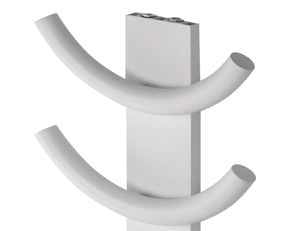 Uscător de prosoape de design LOJIMAX colecția OXY 1000x400 mm, Alb
