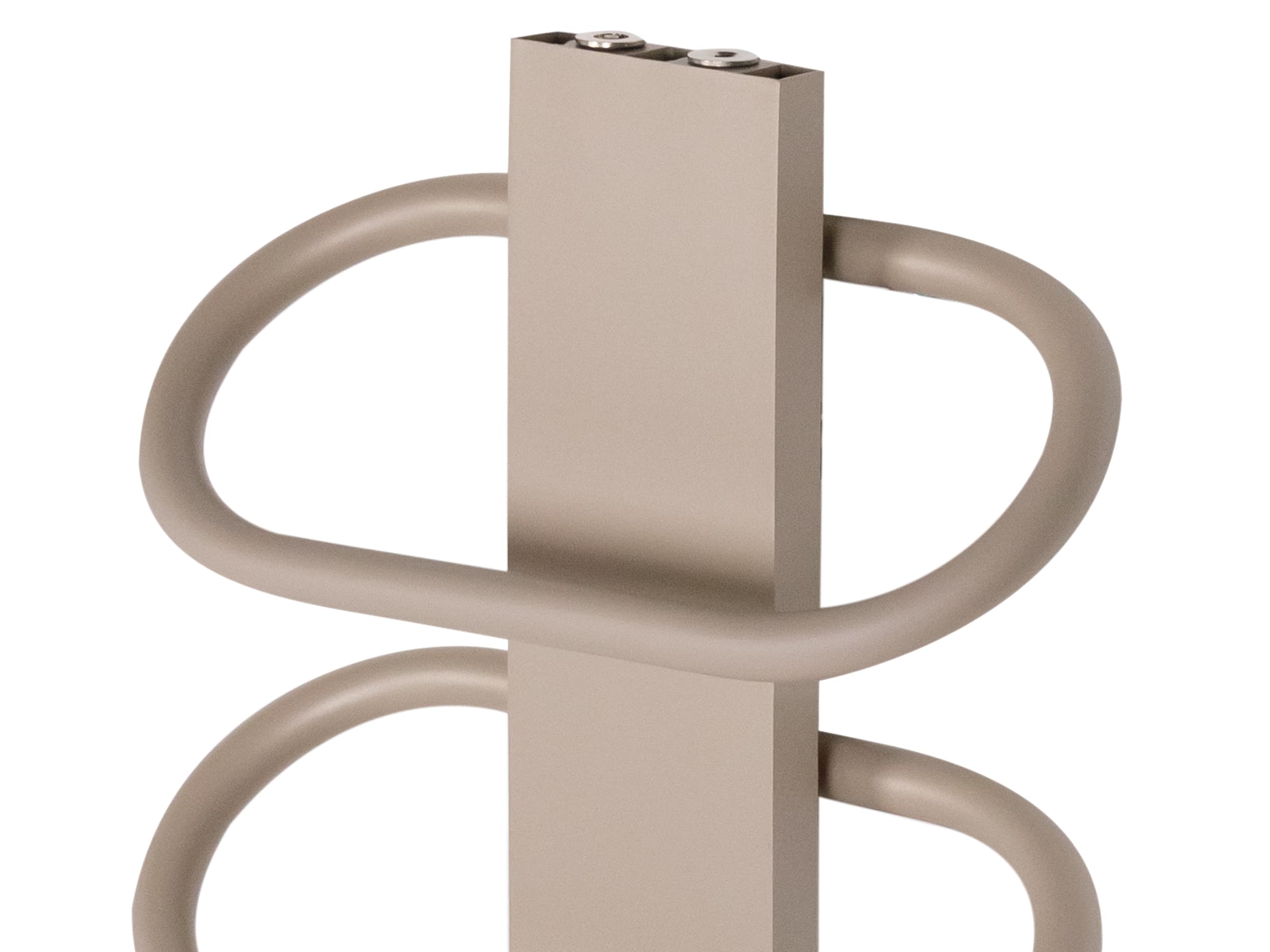 Uscător de prosoape decorativ LOJIMAX, colectia PEARL inaltimea 530 mm. latimea 400 mm. RAL kiwi mat