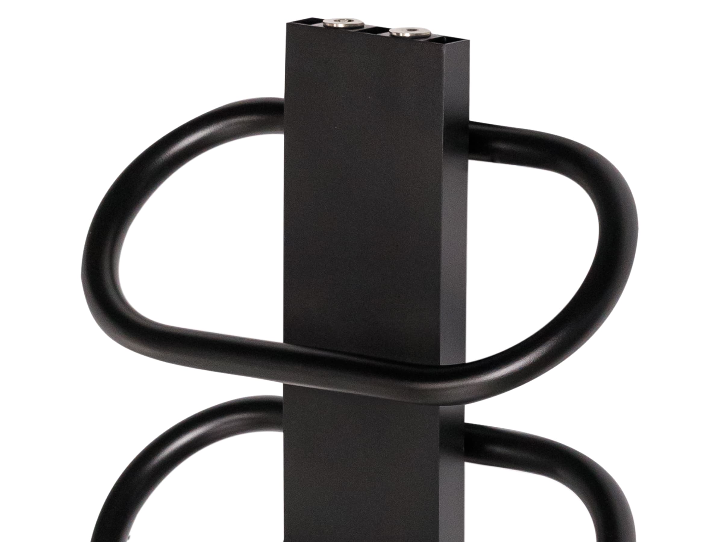 Uscător de prosoape decorativ LOJIMAX, colecția PEARL Lățime 770 mm. Înălțime 400 mm. negru mat