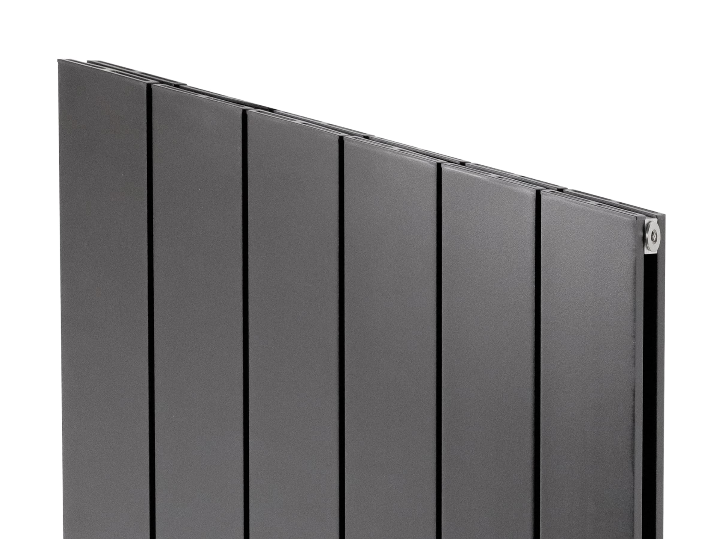 Calorifer decorativ LOJIMAX, colectia  KALSEDON DOUBLE высота 800 mm. ширина 470 mm. antracit mat