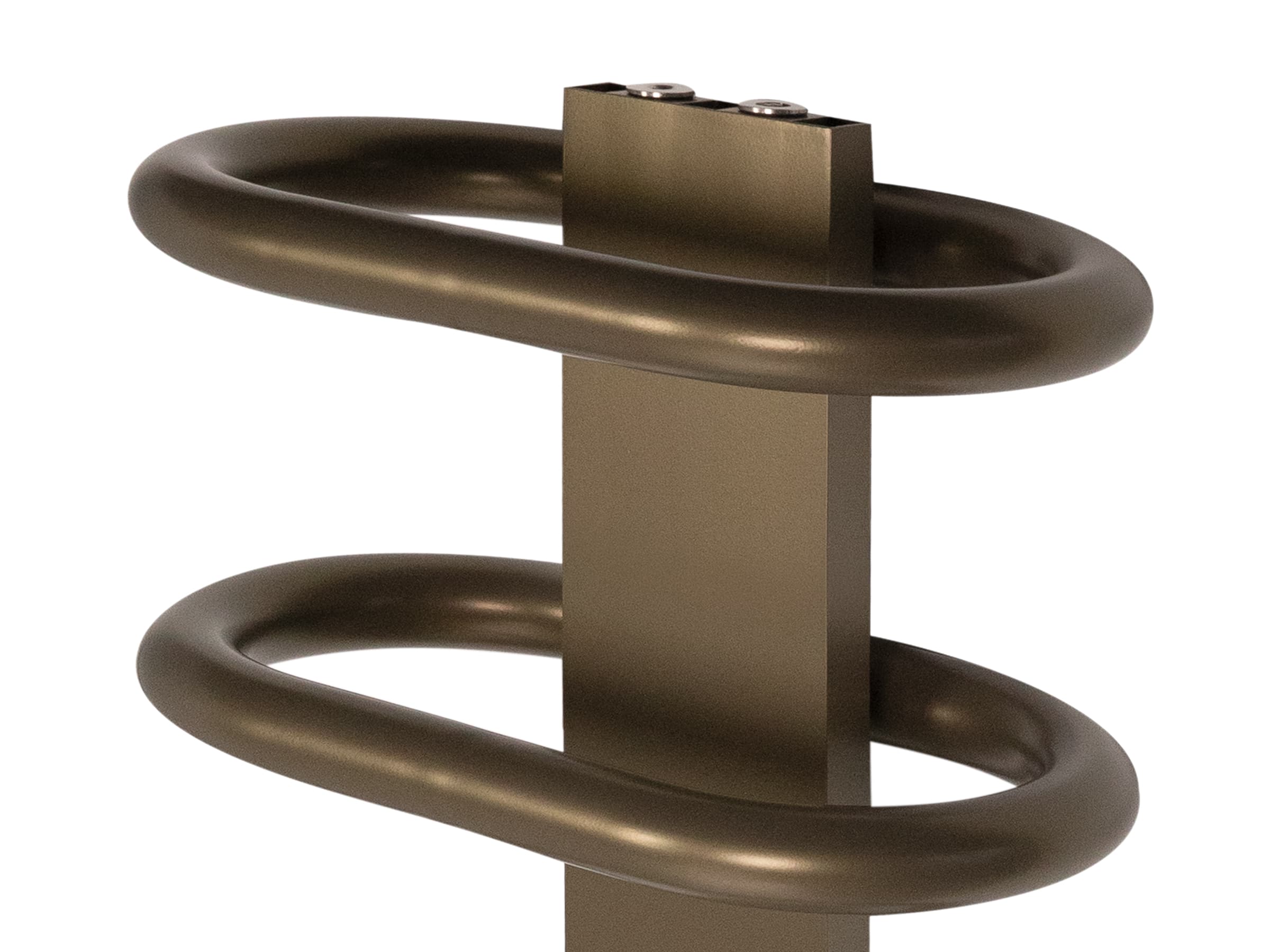 Uscător de prosoape decorativ LOJIMAX, colectia TEOS inaltimea 390 mm. latimea 400 mm. RAL MY-512 luciu