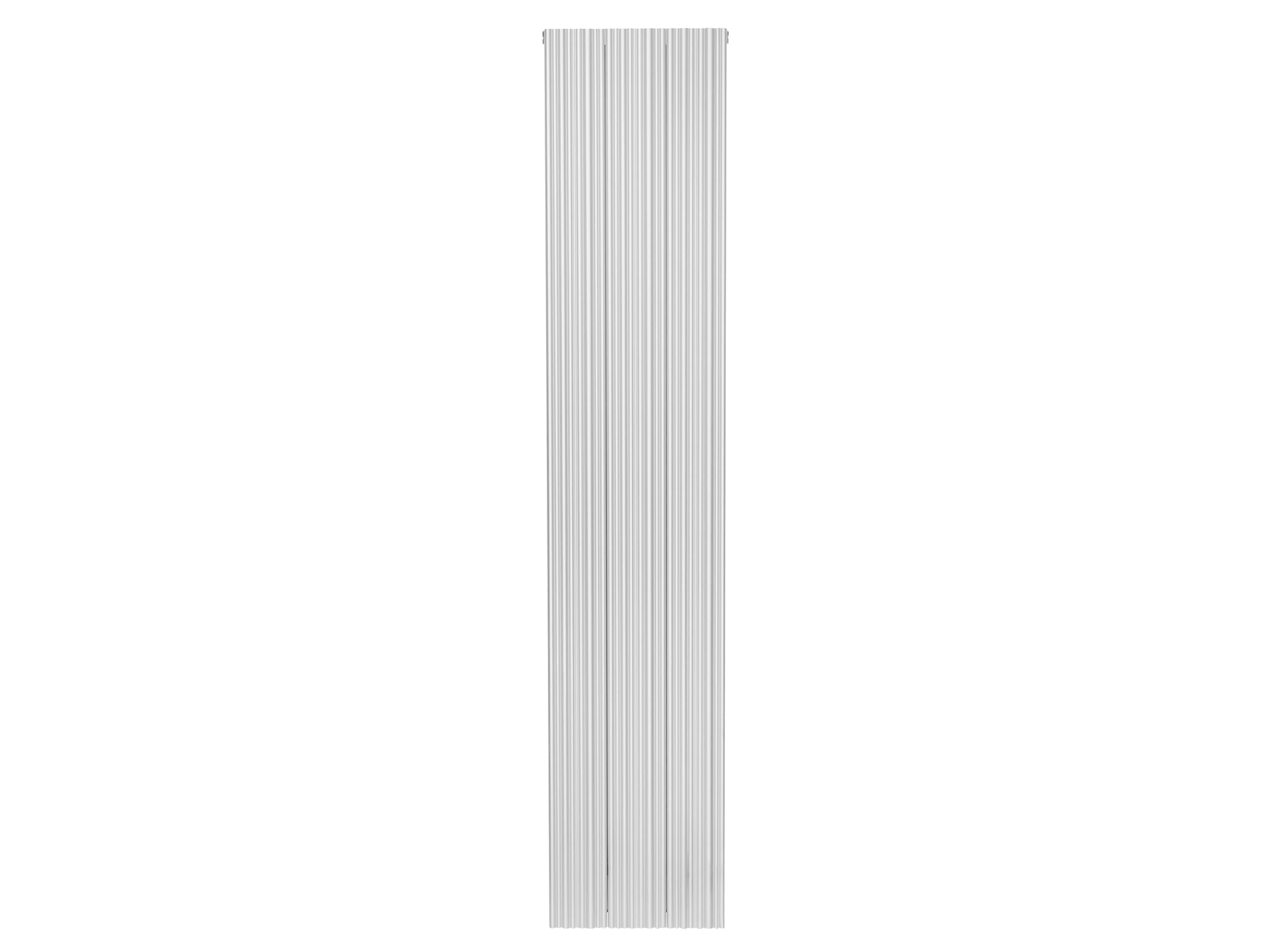 Calorifer decorativ LOJIMAX, colectia BAMBOO DOUBLE inaltimea 300 mm. latimea 239 mm. INOX MATT ANODISING