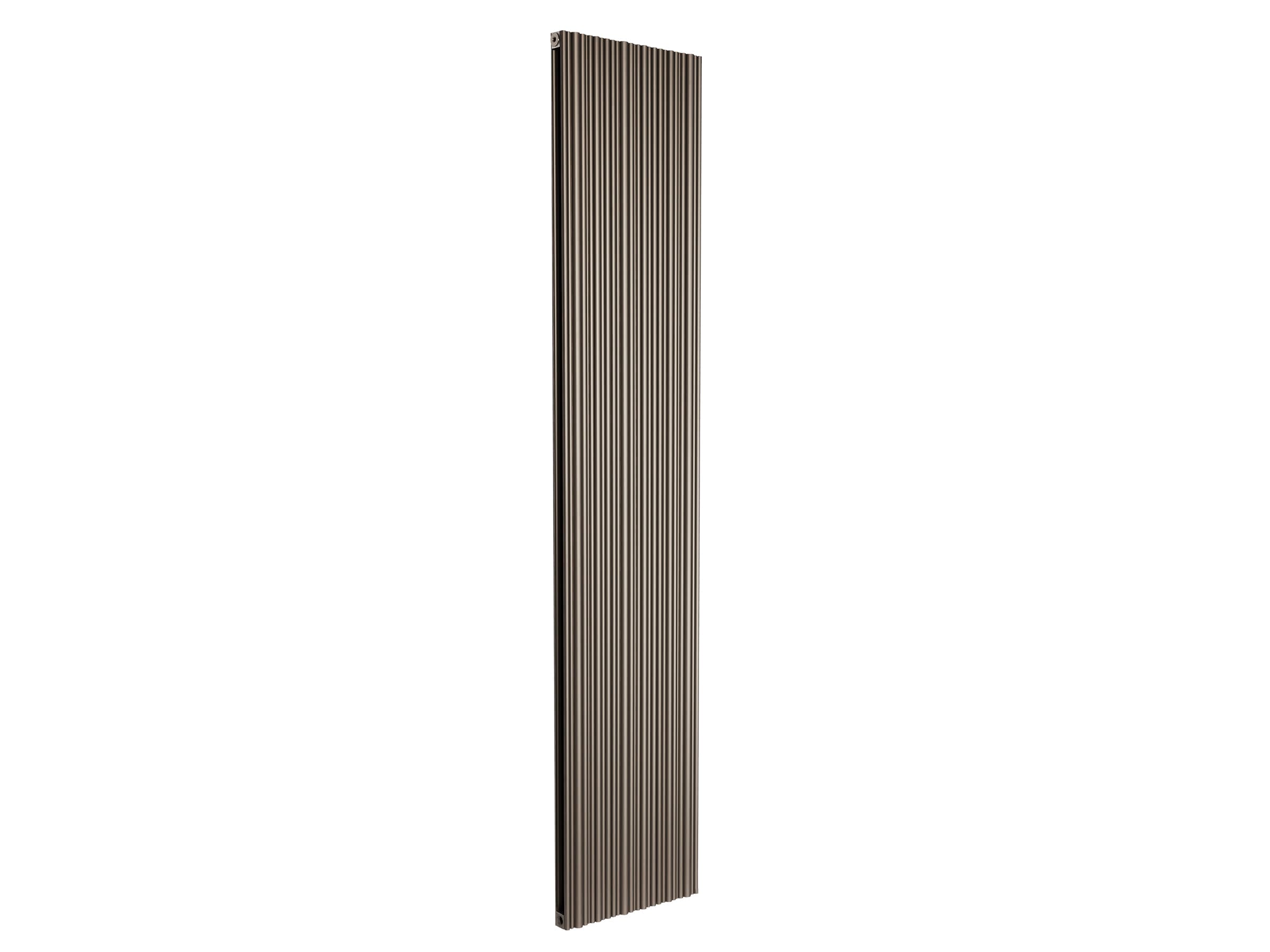 Calorifer decorativ LOJIMAX, colectia BAMBOO DOUBLE inaltimea 300 mm. latimea 239 mm. BRONZE MATT ANODISING