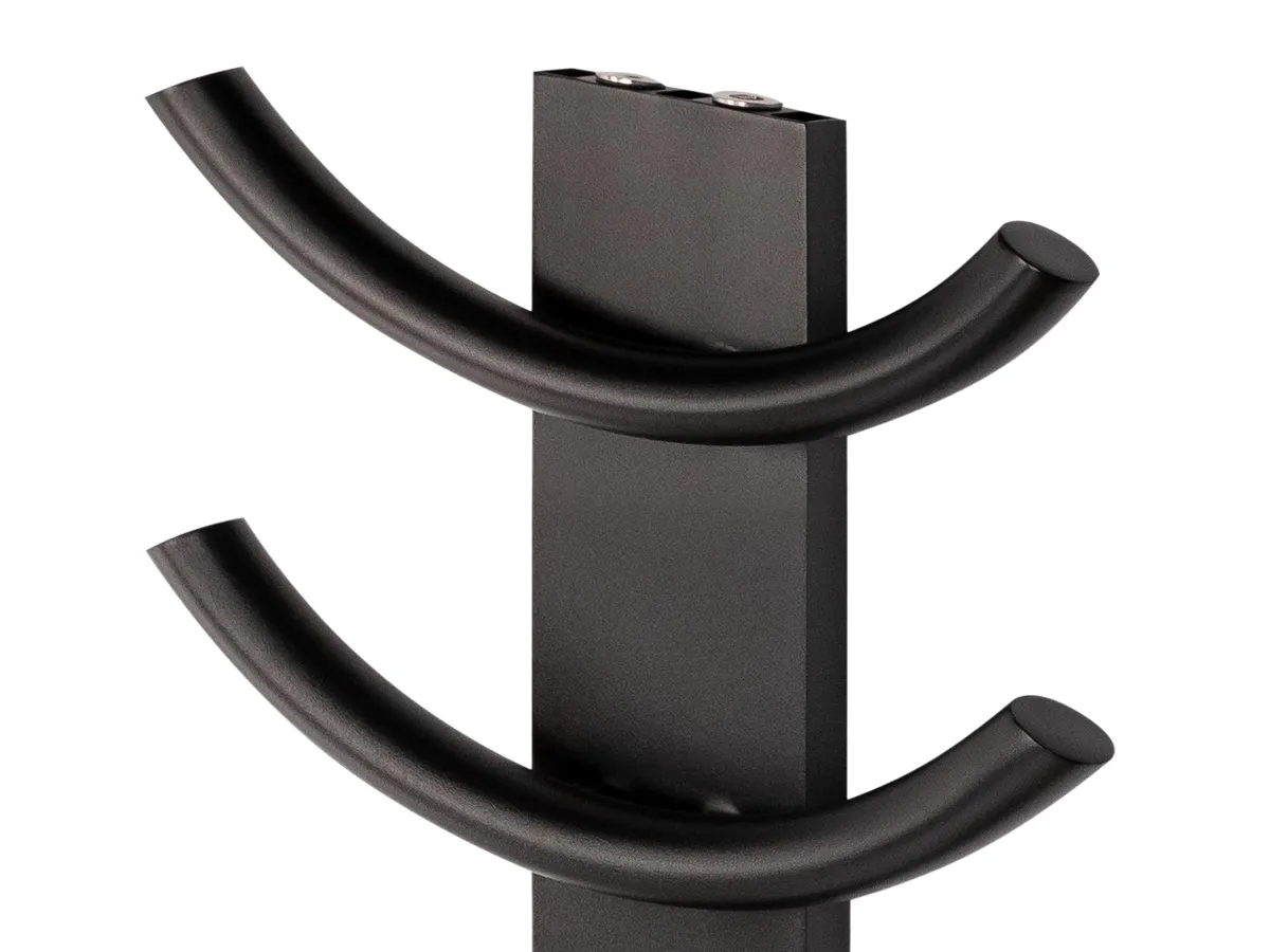 Uscător de prosoape de design LOJIMAX colecția OXY 1270x400 mm, Negru