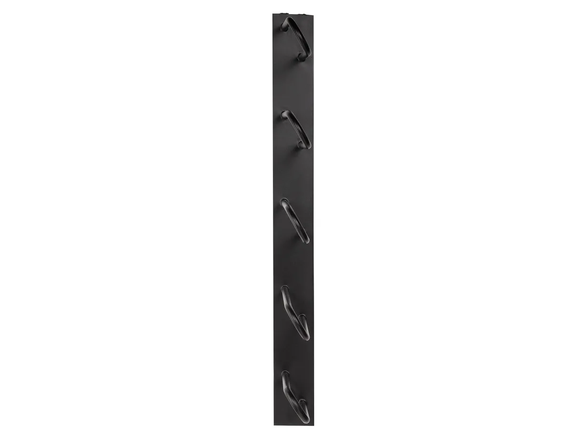 Uscător de prosoape de design LOJIMAX colecția PRUSIAS 1400x400 mm, Negru