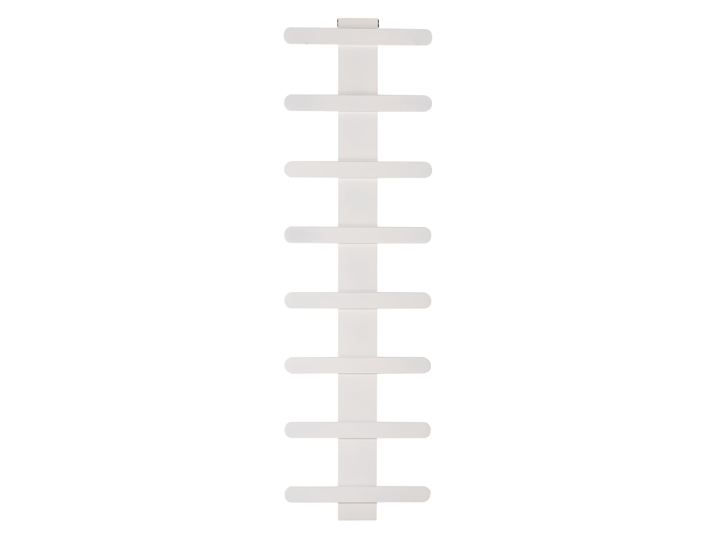 Uscător de prosoape decorativ LOJIMAX, colecția BALLOSS STYLE Lățime 340 mm. Înălțime 400 mm. alb mat