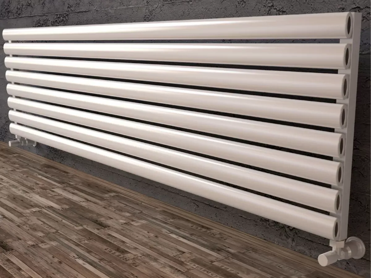 ALUMINUM HORIZONTAL RADIATOR BELLA HRZ inaltimea 1800 mm. latimea 286 mm. negru mat