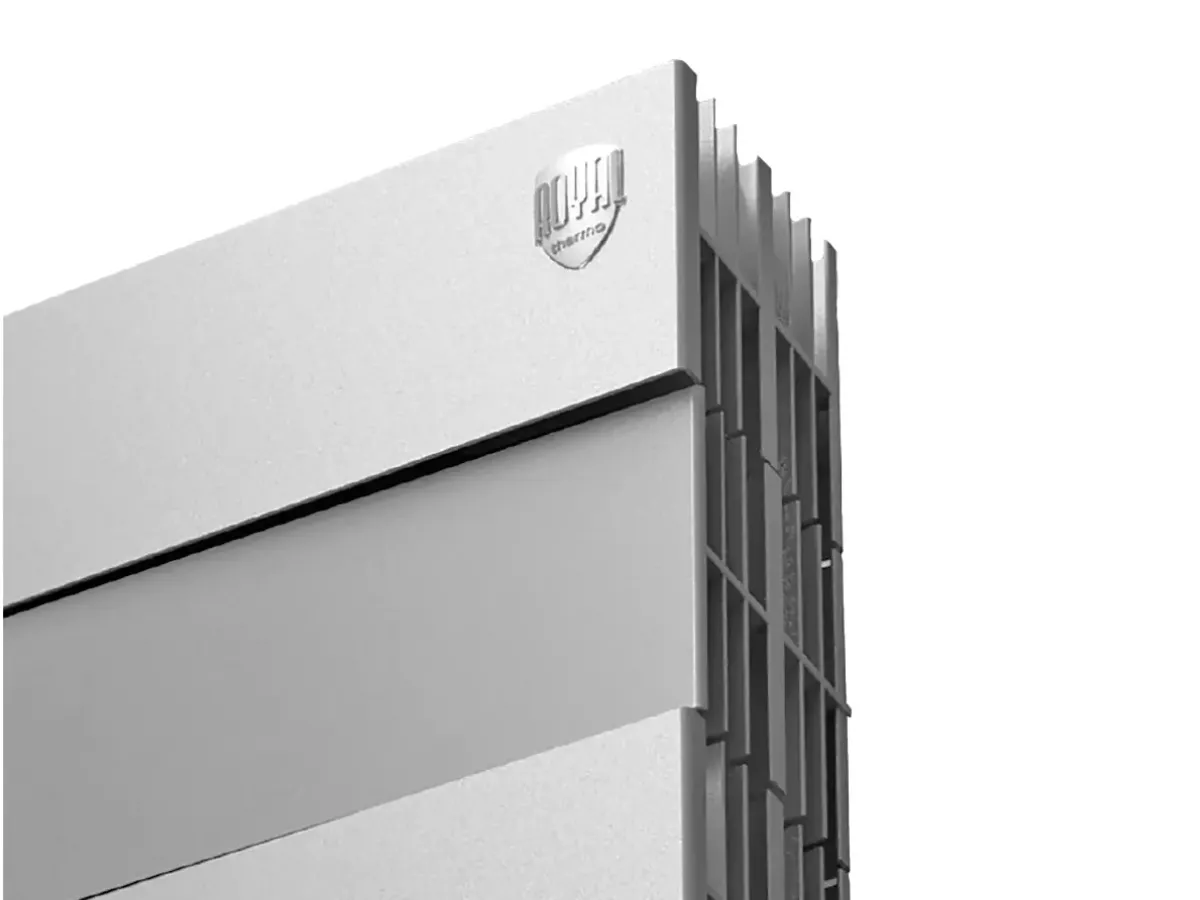 Calorifer bimetal Royal Thermo PianoForte Tower Silver Satin 18 sec.