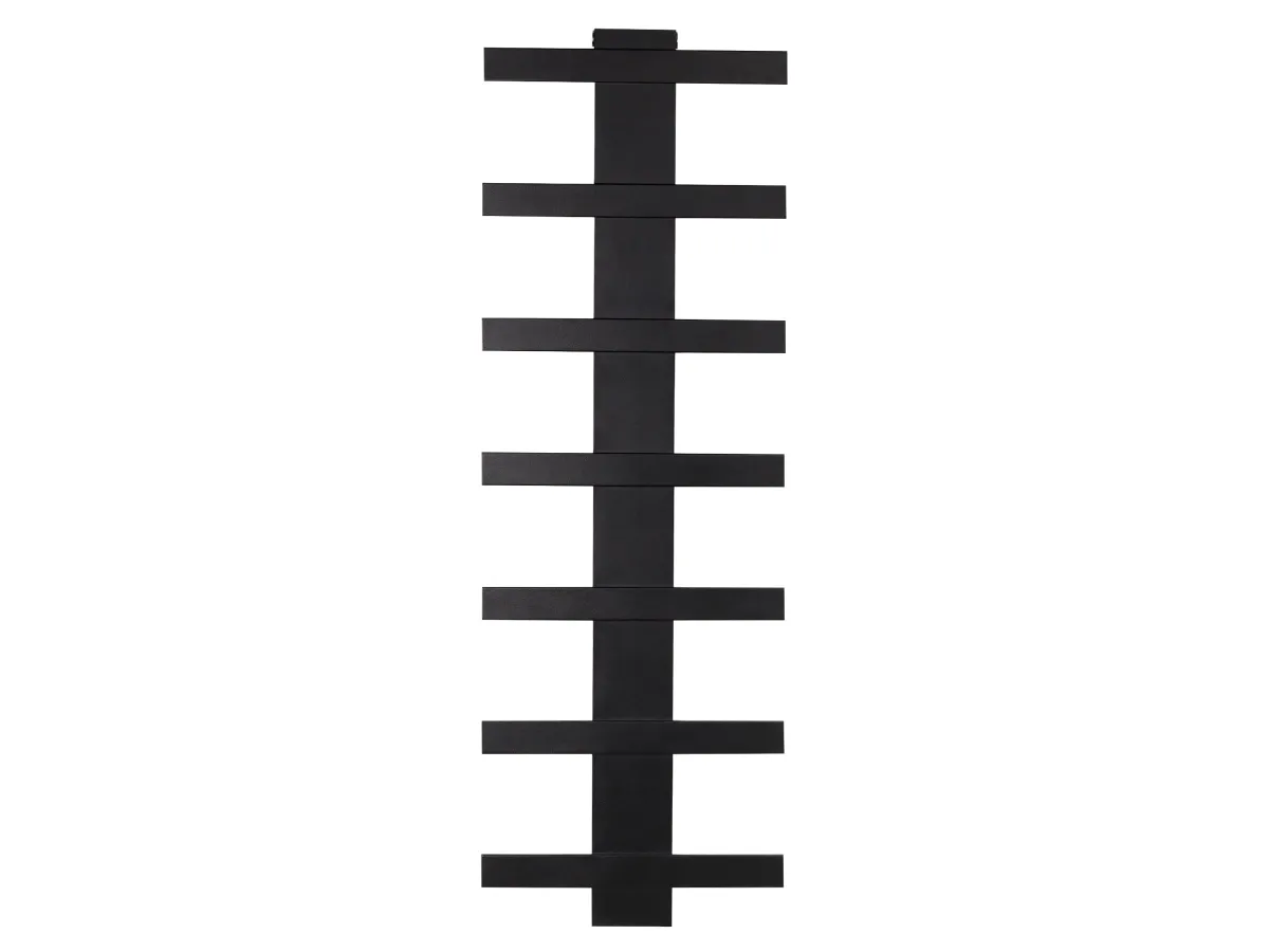 Uscător de prosoape de design LOJIMAX colecția ALBATROS STYLE 1340x450 mm, Negru