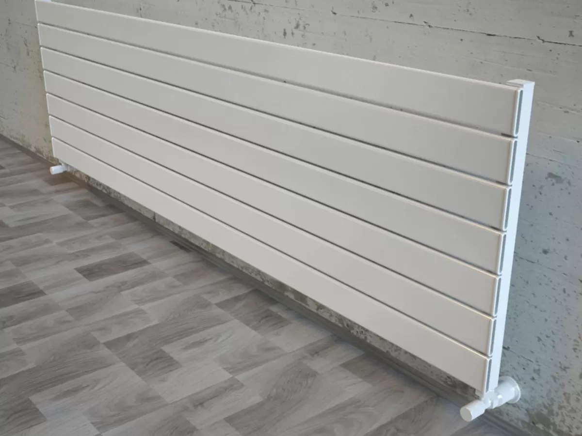 ALUMINUM HORIZONTAL RADIATOR ROYAL HRZ inaltimea 800 mm. latimea 218 mm. alb mat