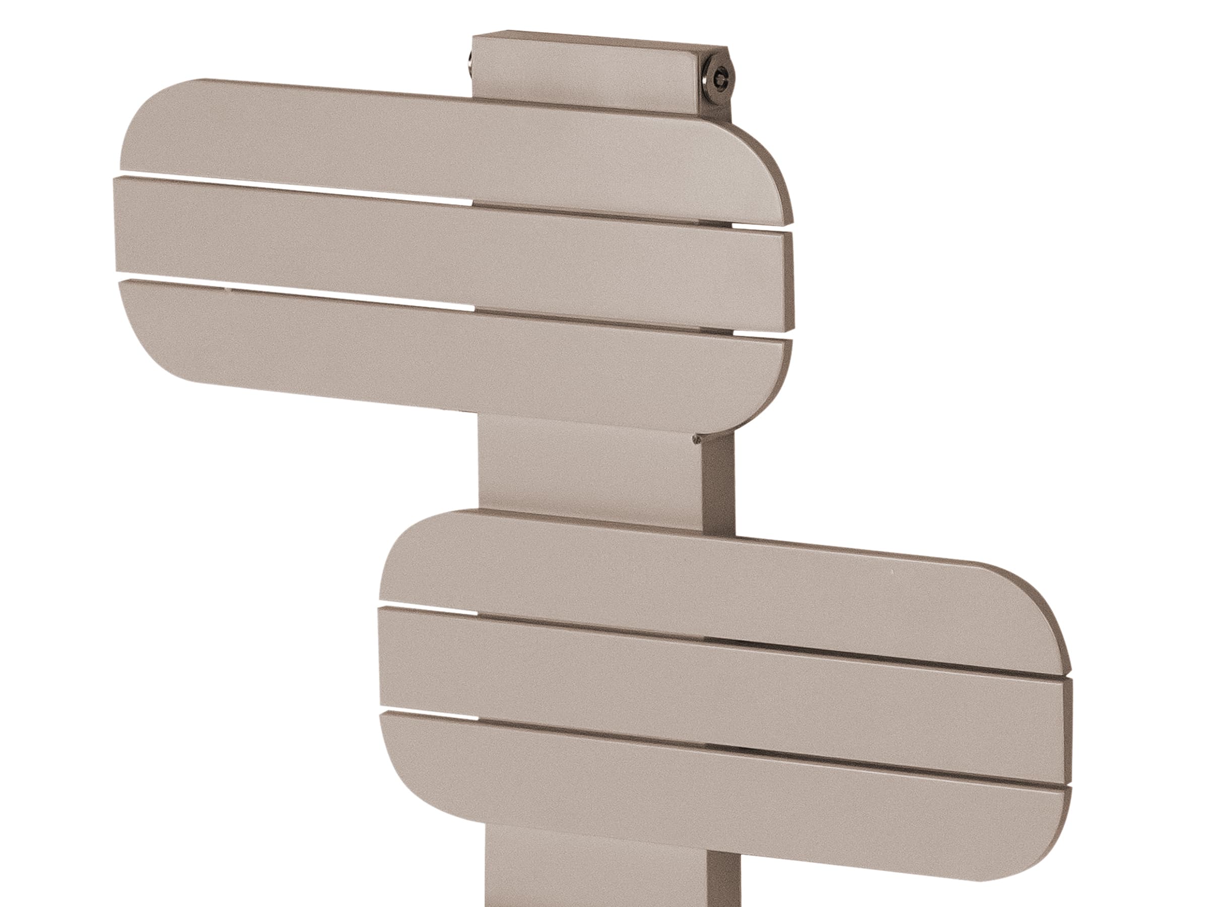 Uscător de prosoape decorativ LOJIMAX, colectia BAMITO inaltimea 452 mm. latimea 500 mm. RAL kiwi mat