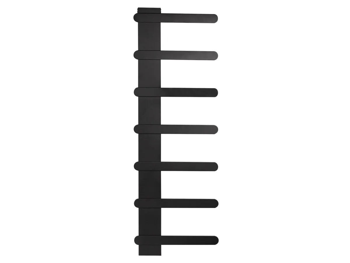 Uscător de prosoape de design LOJIMAX colecția NUMMO STYLE 1540x450 mm, Negru