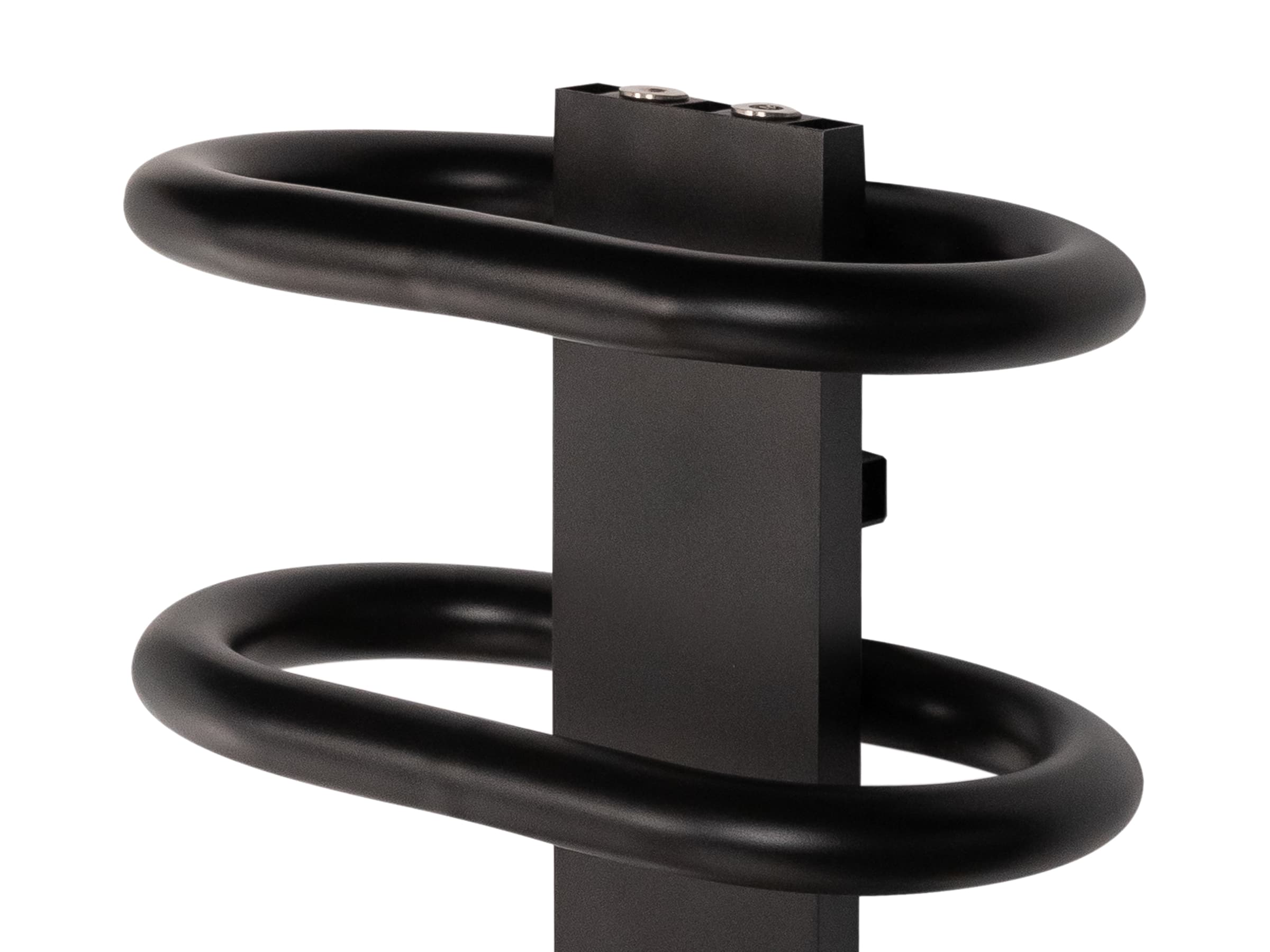 Дизайнерский полотенцесушитель LOJIMAX, коллекция TEOS Ширина 390 мм. Высота 400 мм. черный мат