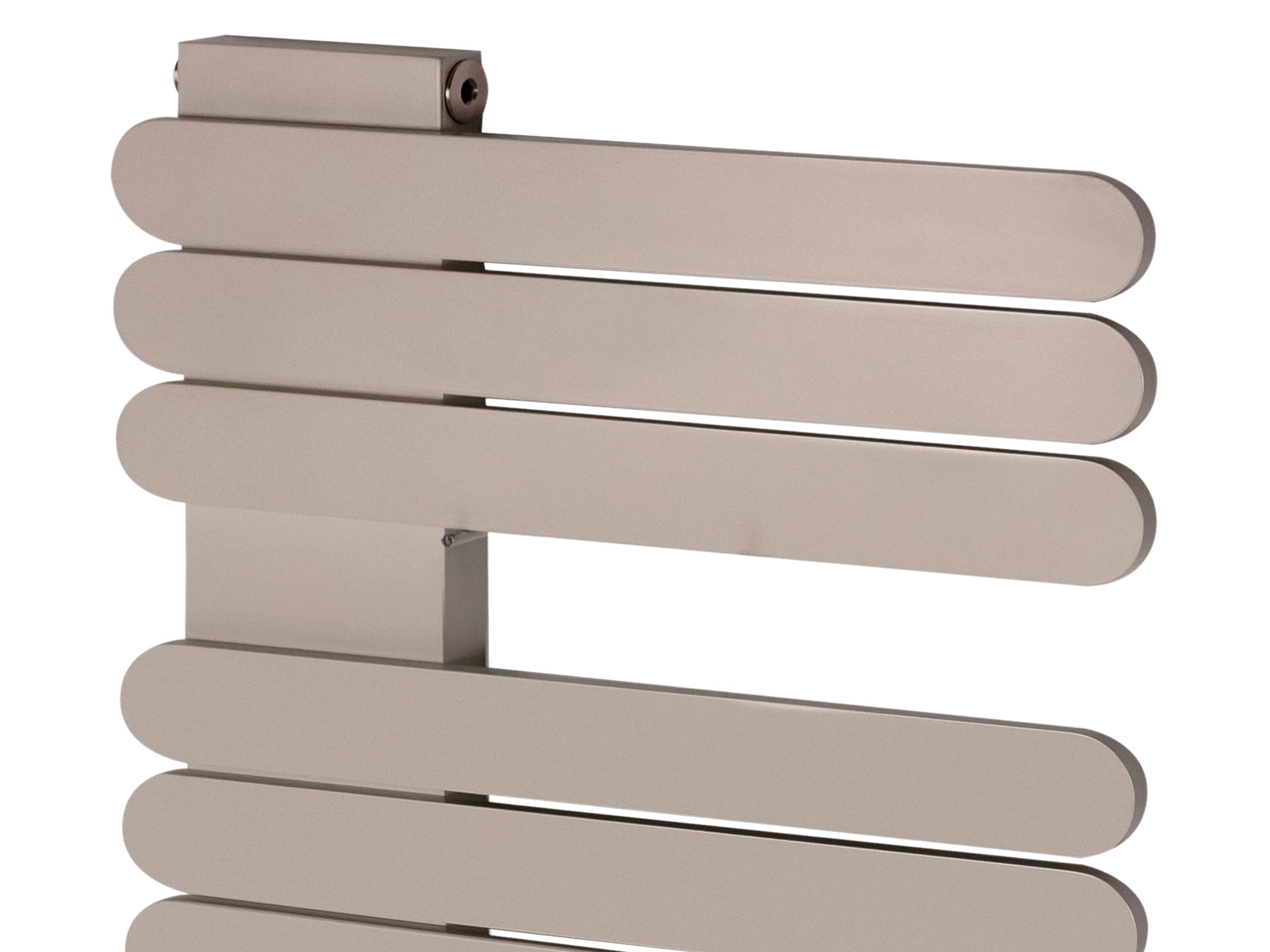 Uscător de prosoape decorativ LOJIMAX, colectia NUMMO inaltimea 250 mm. latimea 500 mm. RAL kiwi mat