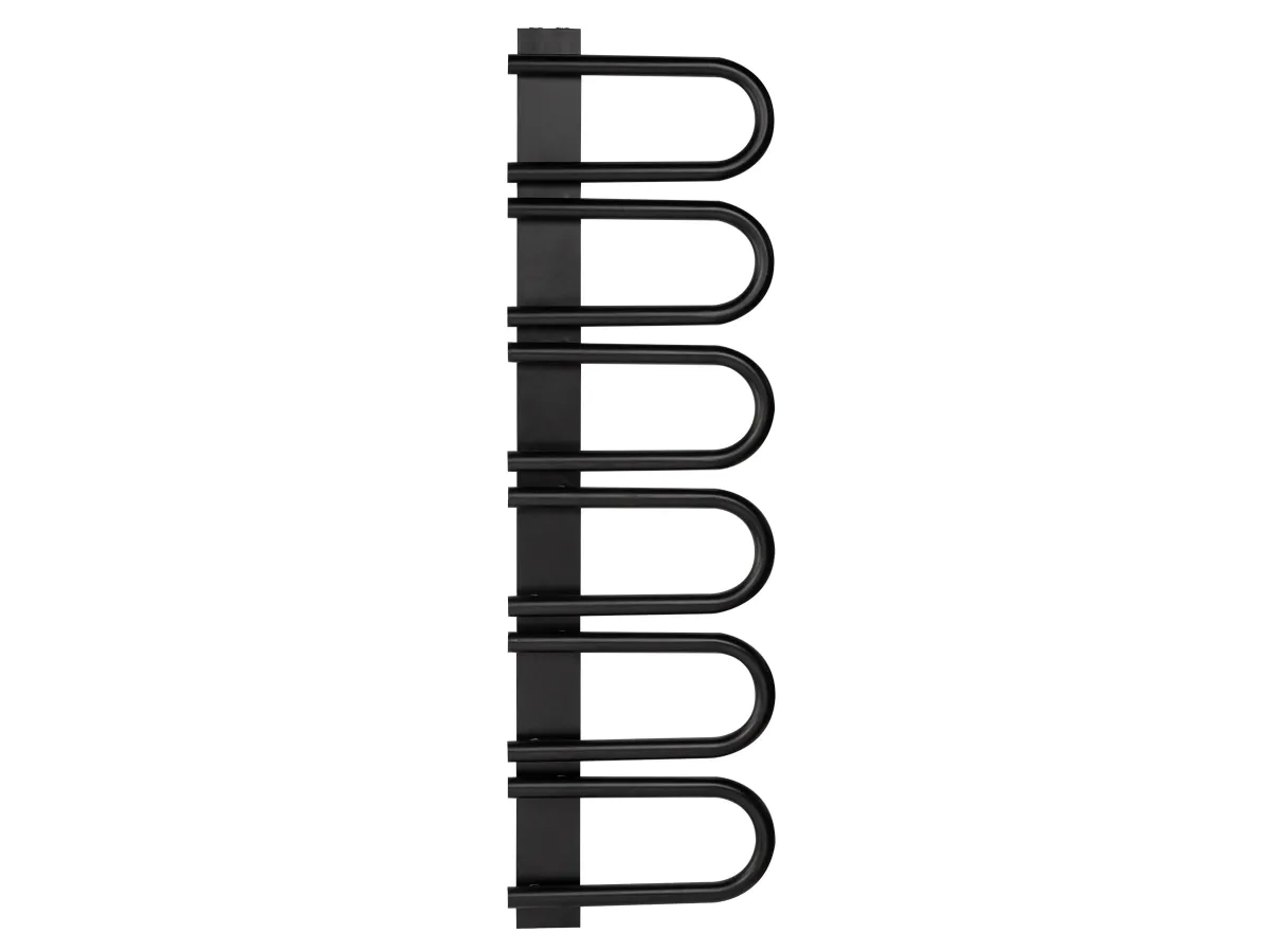 Uscător de prosoape de design LOJIMAX colecția PANA 1720x520 mm, Negru