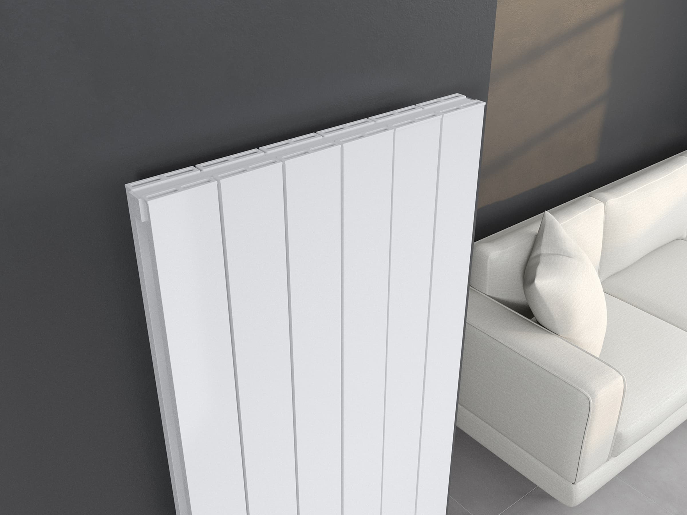 Calorifer decorativ LOJIMAX, colectie KALSEDON DOUBLE 300 mm. 280 mm.