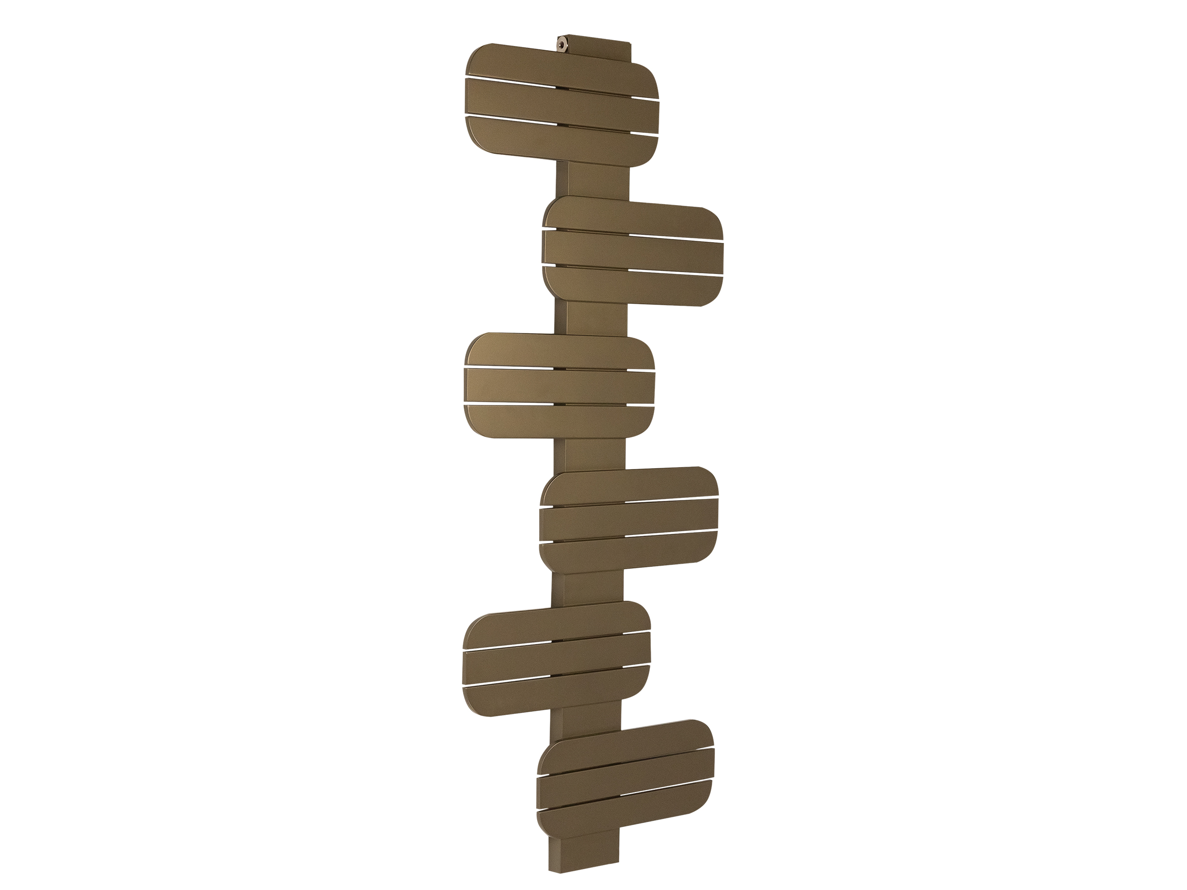 Uscător de prosoape decorativ LOJIMAX, colectia BAMITO inaltimea 452 mm. latimea 500 mm. RAL MY-512 luciu