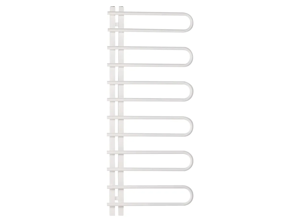 Uscător de prosoape de design LOJIMAX colecția CORTE 1000x500 mm, Alb