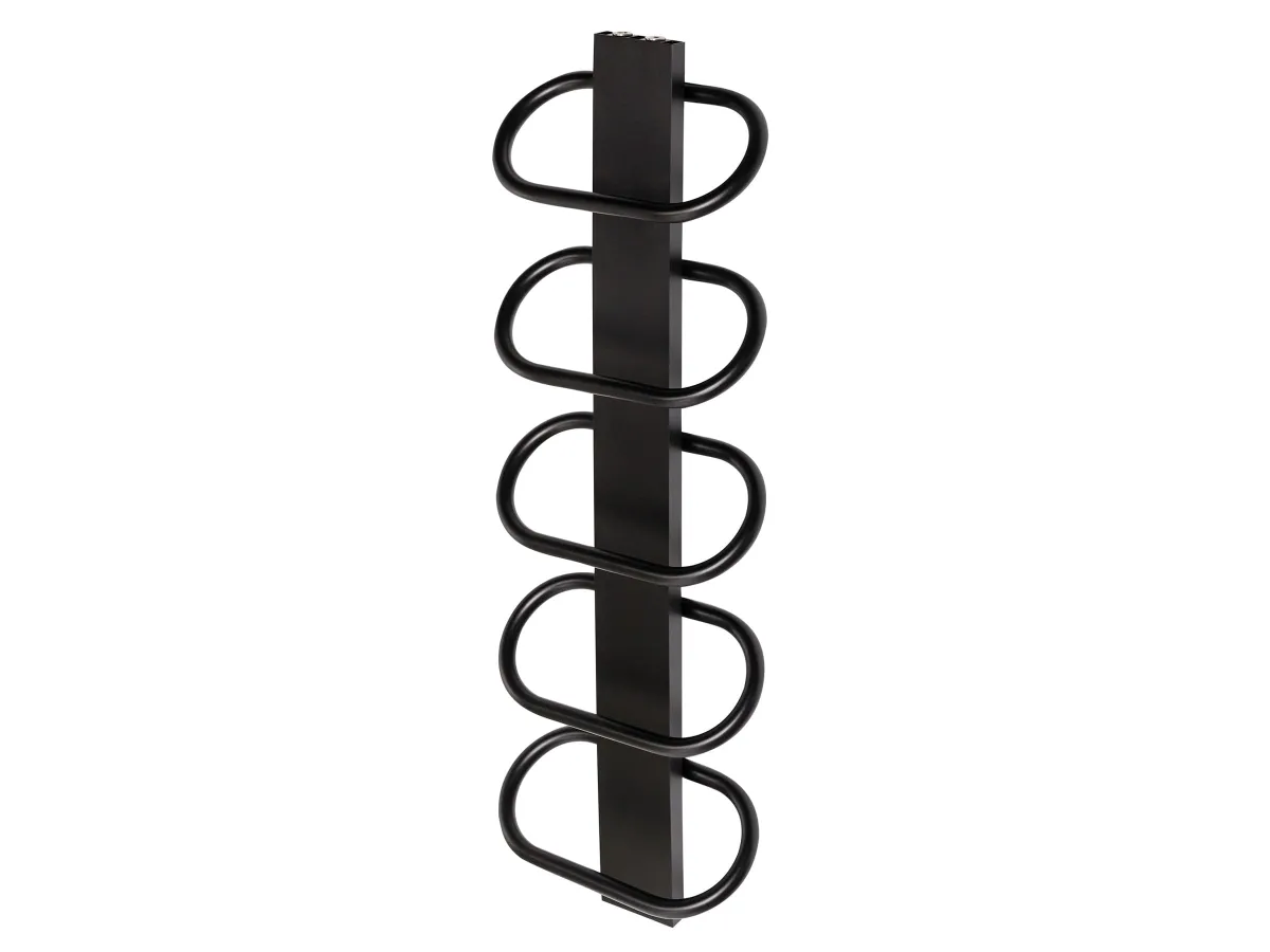 Uscător de prosoape de design LOJIMAX colecția PEARL 1490x400 mm, Negru