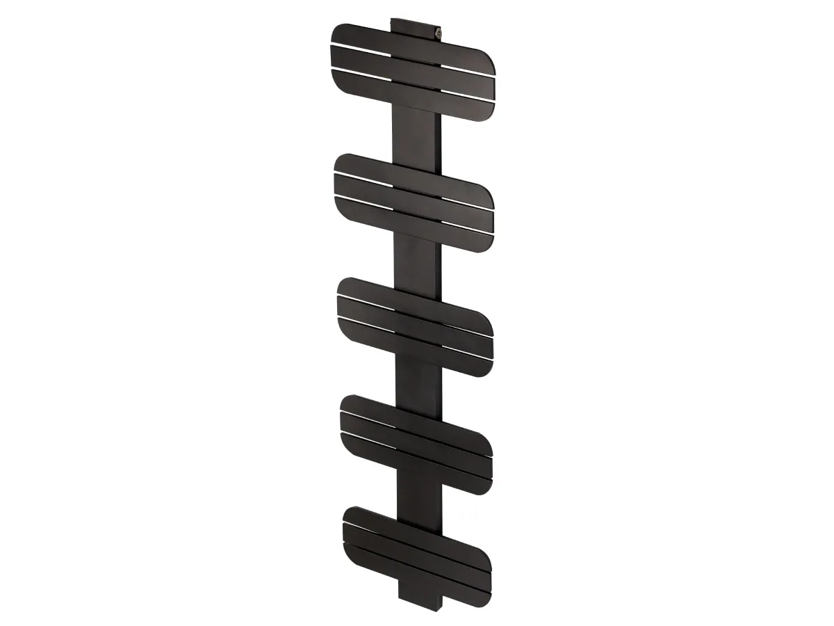 Uscător de prosoape de design LOJIMAX colecția DOSIA 1150x500 mm, Negru