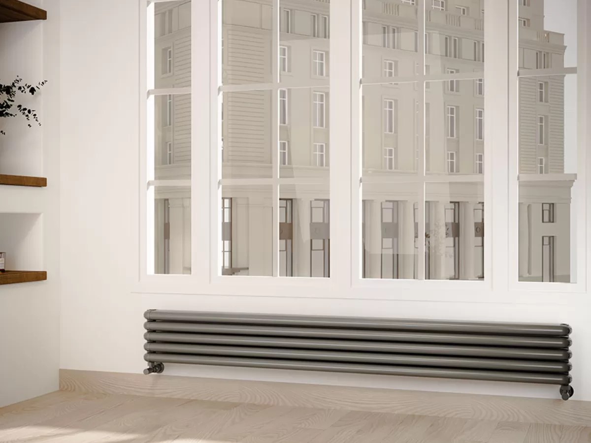 ALUMINUM HORIZONTAL RADIATOR CAST PLUS HRZ inaltimea 800 mm. latimea 270 mm. alb mat