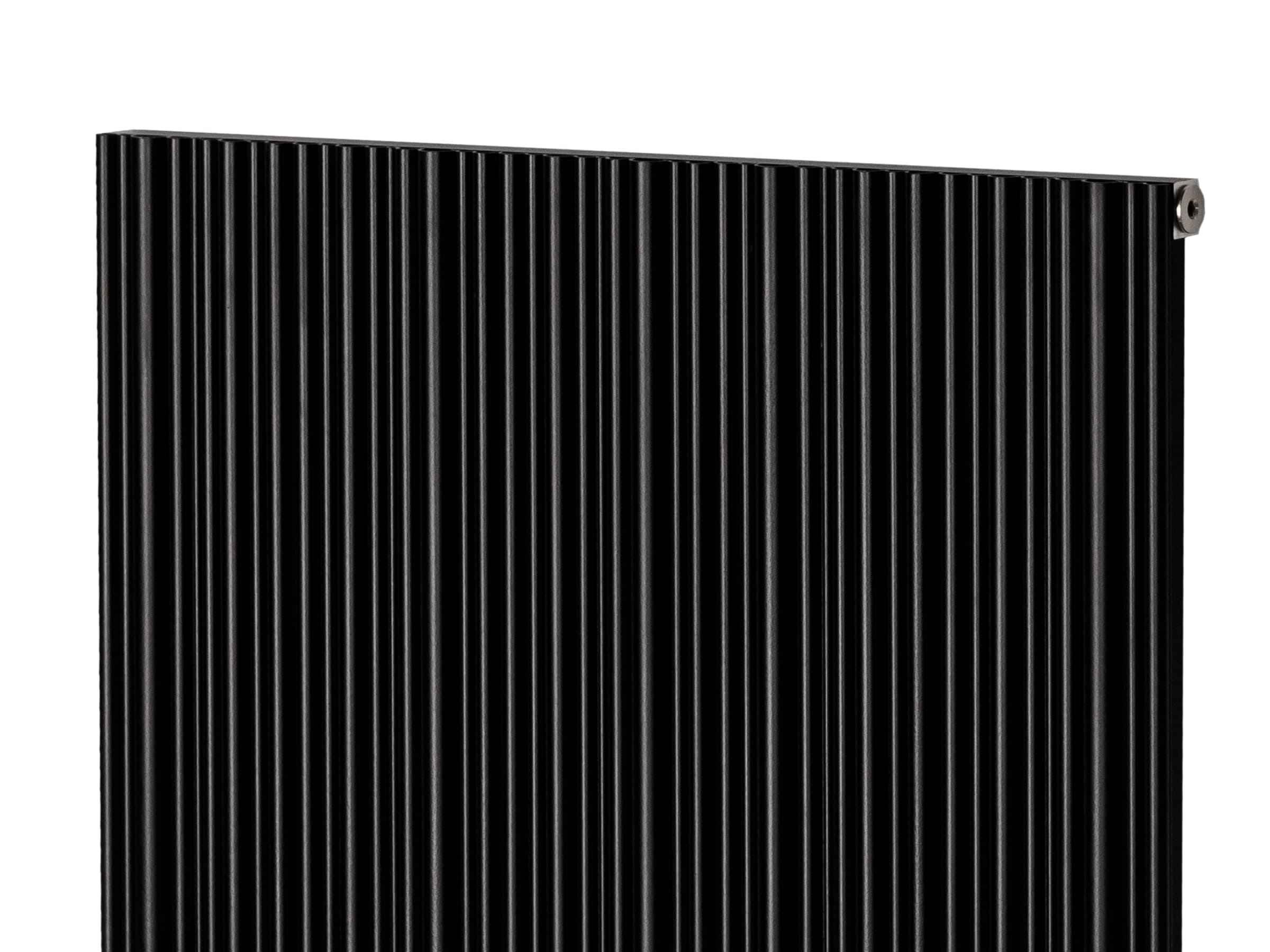 Calorifer decorativ LOJIMAX, colectia BAMBOO inaltimea 300 mm. latimea 239 mm. negru mat